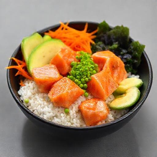 Klassieke Pokébowl met Zalm