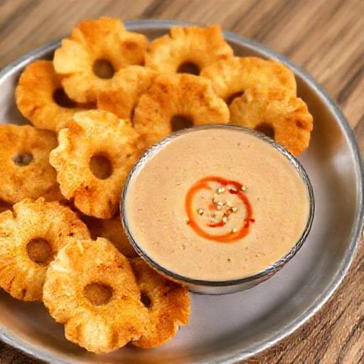 Snelle Kroepoek met Pindadipsaus