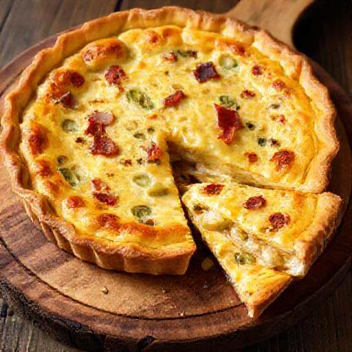 Klassieke Quiche Lorraine met Prei en Spek