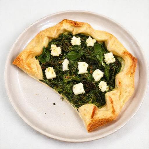 Snelle Spinazietaart met Feta (Bladerdeeg)