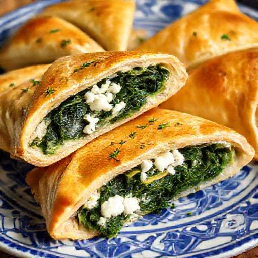 Griekse Spinazietaart (Spanakopita-stijl)