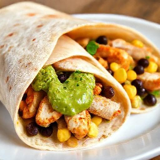 Snelle Kip Wraps met Guacamole