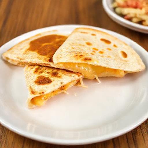 Snelle Kaas Quesadilla met Bloem Tortilla