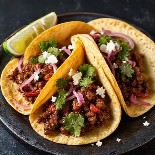 Taco's met Gehakt en Chipotle