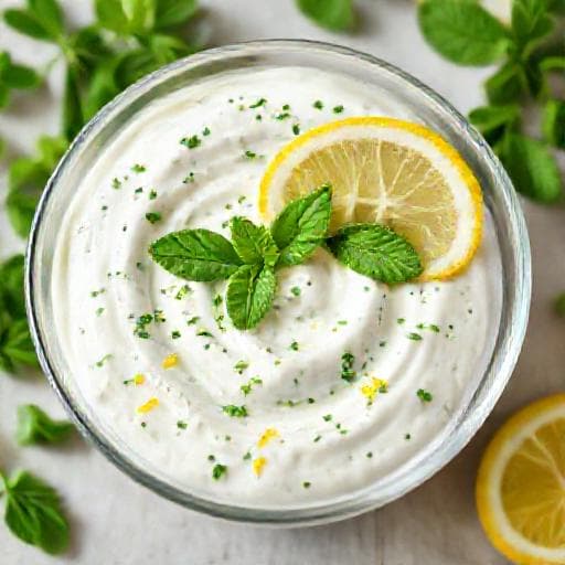 Tzatziki met Munt en Citroen