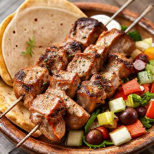 Klassieke Griekse Souvlaki