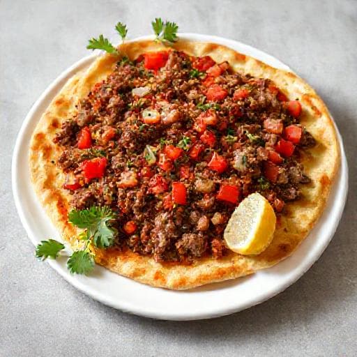 Snelle Lahmacun met Kant-en-Klaar Brood