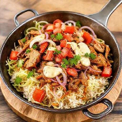 Snelle Döner Kebab Schotel
