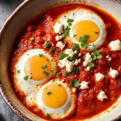 Snelle Shakshuka met Feta