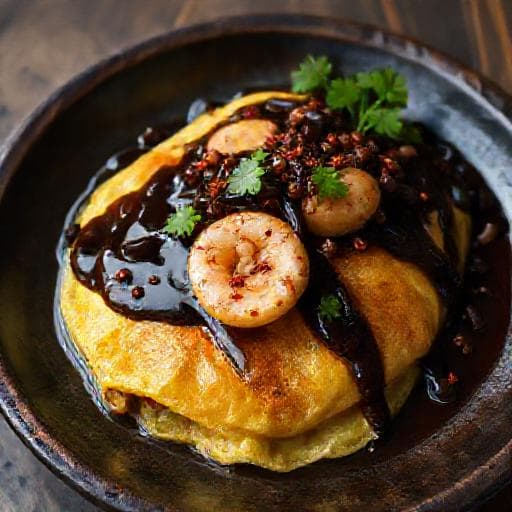 Foe Yong Hai met Zwarte Bonensaus (Regionale Twist)