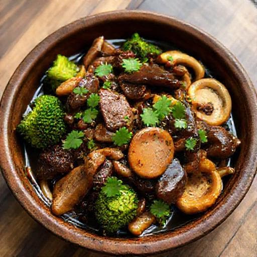 Tjap Tjoy met Zwarte Bonensaus