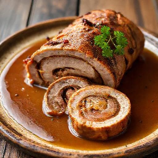 Klassieke Varkensrollade uit de Oven