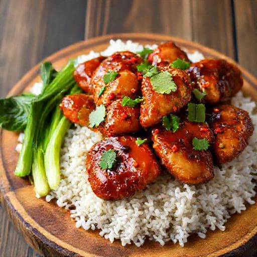 Kip Teriyaki met Honing en Gember (Regionale Twist)