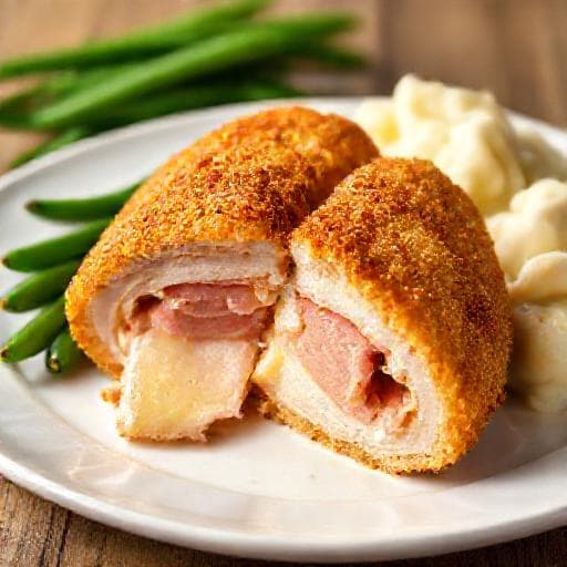Klassieke Kip Cordon Bleu