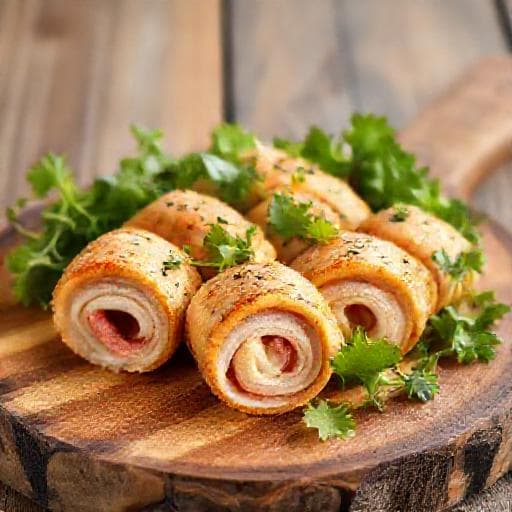 Snelle Kip Cordon Bleu Rolletjes