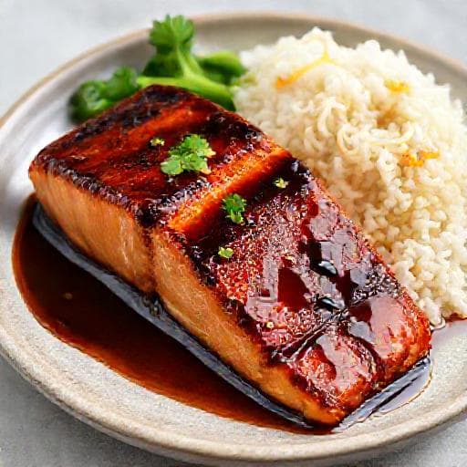 Zalm Teriyaki met Miso en Gember