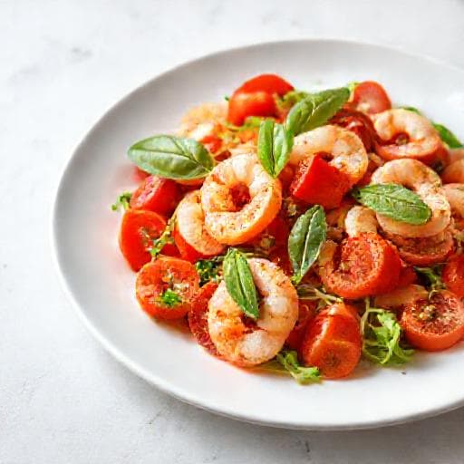 Snelle Tomaat-Garnaal Salade