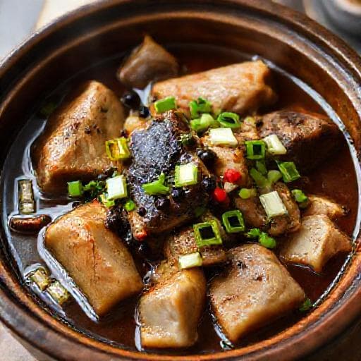 Cá Sặc Kho Tiêu Gừng Hành