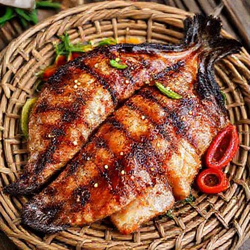 Cá lăng nướng riềng mẻ kiểu miền Tây