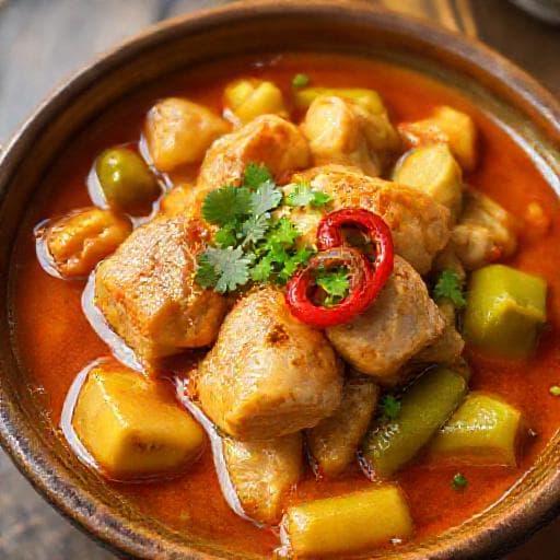 Cá lăng om chuối đậu kiểu miền Trung