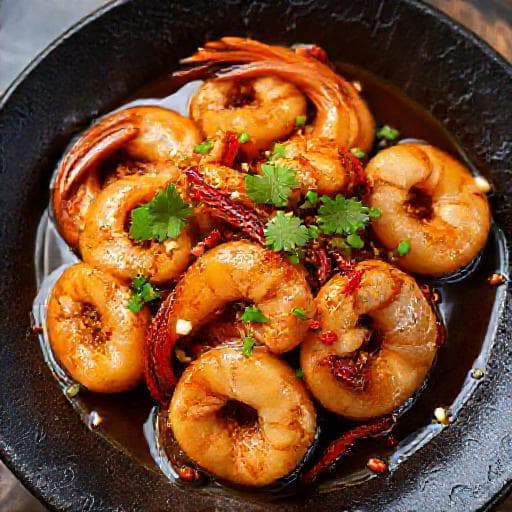 Tôm Sốt Me Sa Tế
