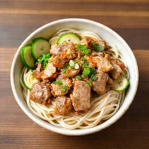 Bún Thịt Xào Nhanh Gọn