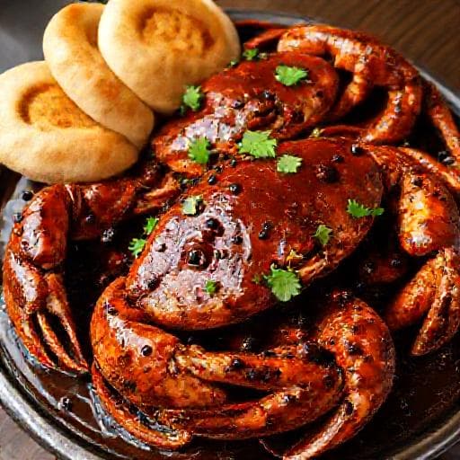 Cua Sốt Tiêu Đen Kiểu Singapore