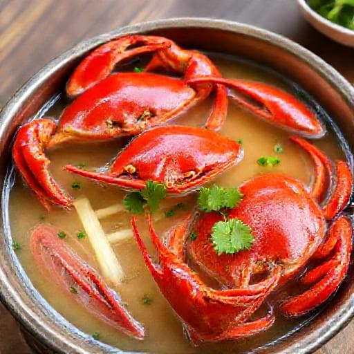 Cua Hấp Sả Nước Dừa