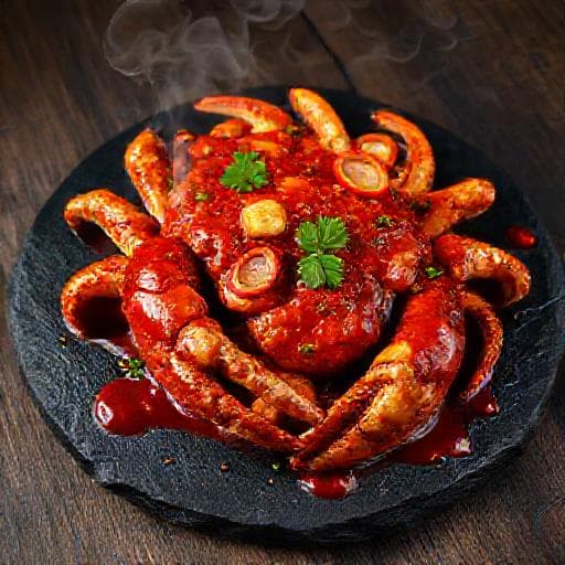 Cua Sốt Bơ Tỏi Cay Nồng