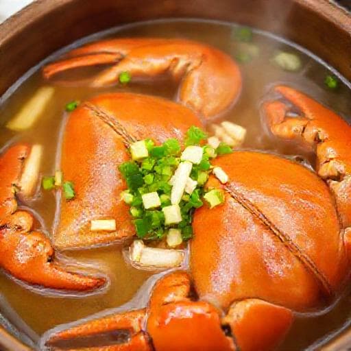 Ghẹ Hấp Bia Gừng Hành