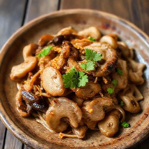 Nấm Mối Xào Tỏi (Truyền Thống)