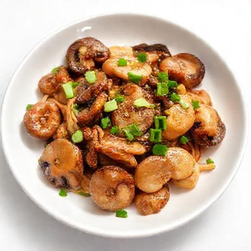Nấm Mối Xào Tỏi Nhanh Gọn