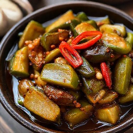 Cà Pháo Rim Mắm Tôm