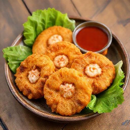 Bánh tôm Hồ Tây truyền thống