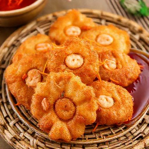 Bánh tôm chiên giòn kiểu miền Trung