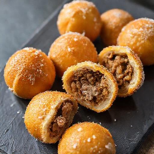 Bánh rán đường mặn (biến tấu)