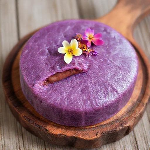 Bánh Phục Linh Lá Cẩm