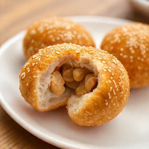 Bánh Cam Nhân Đậu Xanh Nhanh
