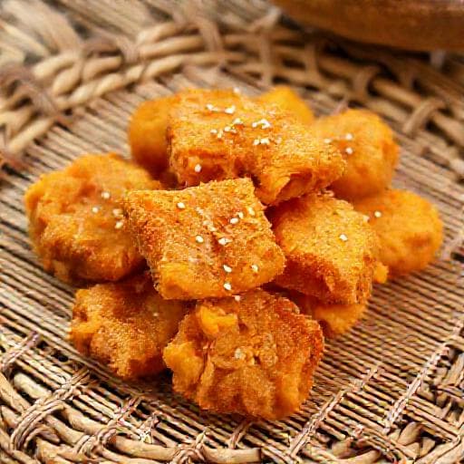 Bánh khoai lang chiên cốt dừa