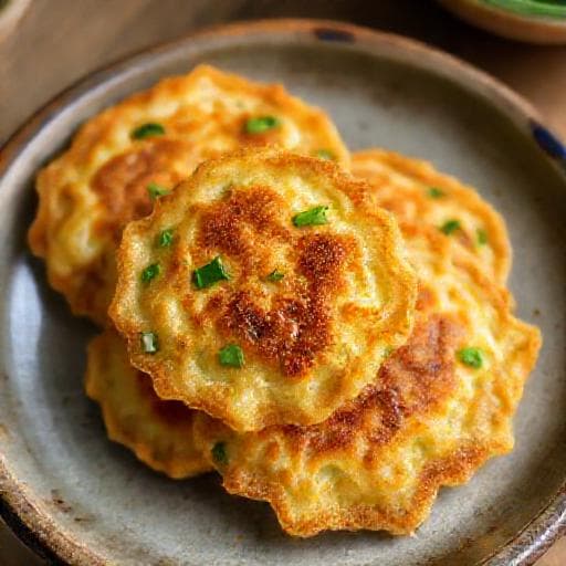 Bánh Hẹ Chiên Giòn Nhanh