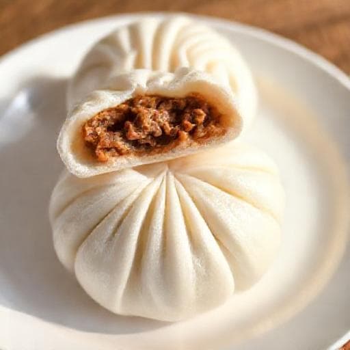 Bánh Bao Nhân Thịt Nhanh Gọn