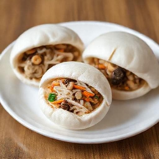 Bánh Bao Chay Nhanh Gọn