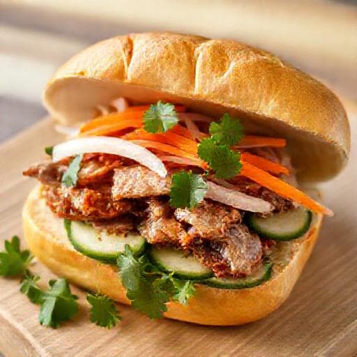 Bánh Mì Heo Quay Nhanh Gọn