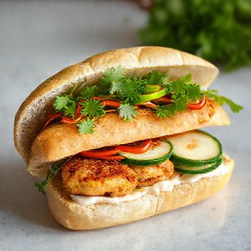 Bánh Mì Chả Cá Nhanh Gọn