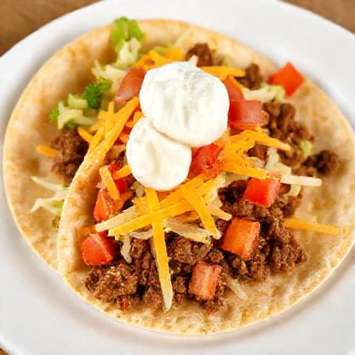 Taco Bò Nhanh Gọn