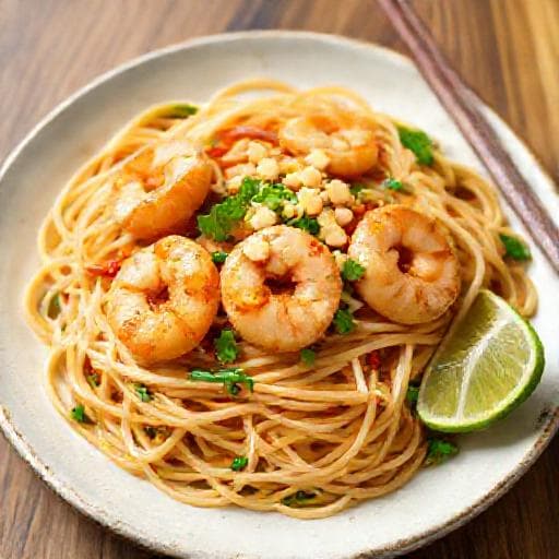 Pad Thái Tôm Nhanh Gọn