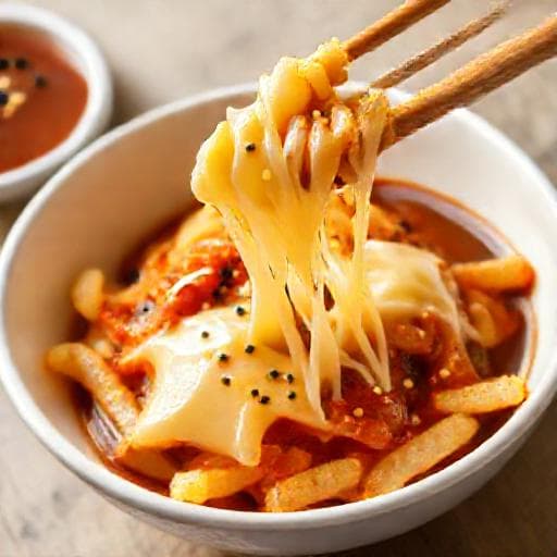 Tokbokki Phô Mai Nhanh Gọn