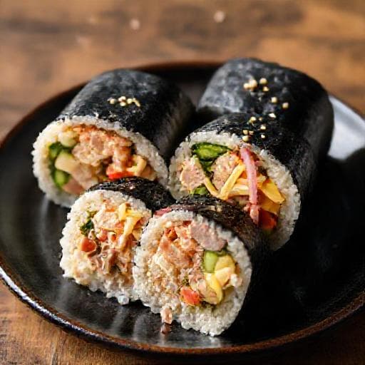 Kimbap Cá Ngừ Truyền Thống