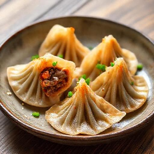 Gyoza Thịt Heo Kim Chi