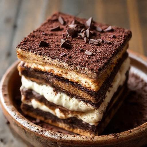 Tiramisu Sô Cô La Đắng